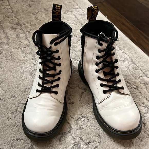 Dr. Martens white 1460 8-Eye boots Womens Size 5/Girl 3 - Picture 6 of 17